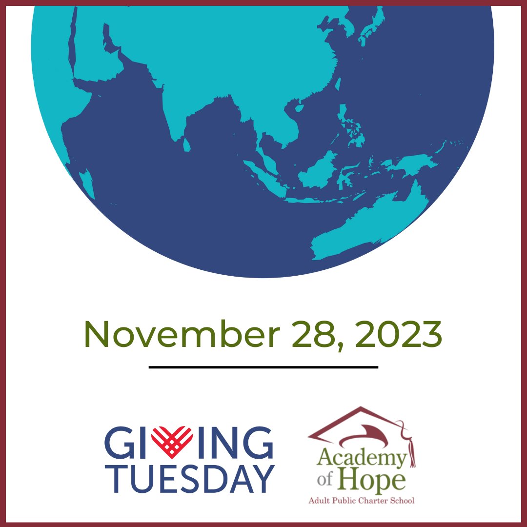 This #GivingTuesday, join the Keep it 100 Society and empower adult learners on their path to graduation. Break barriers and create opportunities. Your support matters!  #KeepIt100Society #EmpowerEducation givehope.aohdc.org/give/543040/#!…