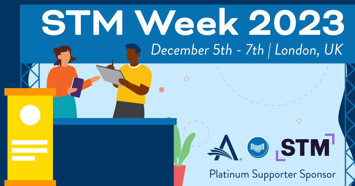 AriesSystems's tweet image. Catch Nathan Westgarth, VP of Product Management, and Anna Walton, Sr. Account Manager, in London next week at the annual @STMAssoc Week conference!
Aries is a proud Platinum Supporter sponsor of #STMWeek2023