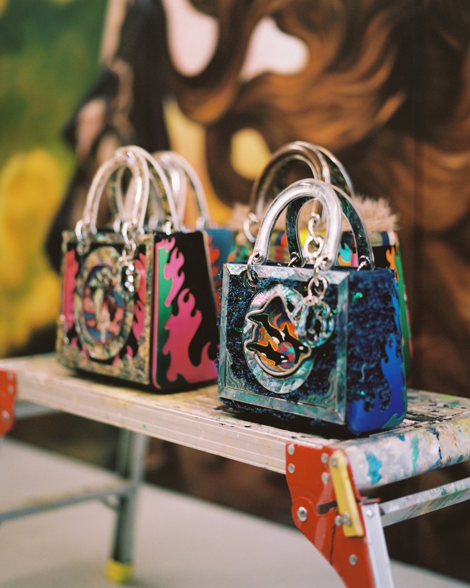 Vibrant presence. Artist Zadie Xa redefines the #LadyDior with her
