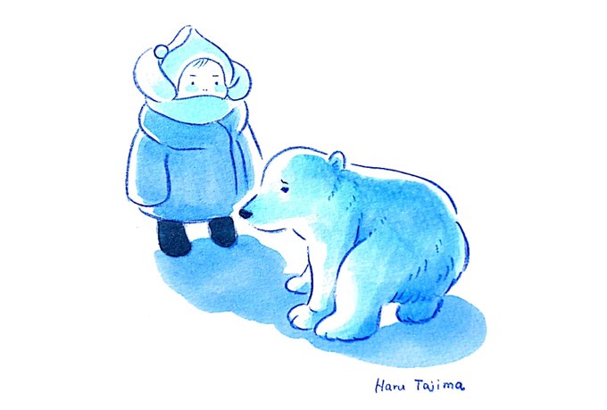 「polar bear」 illustration images(Latest)｜5pages