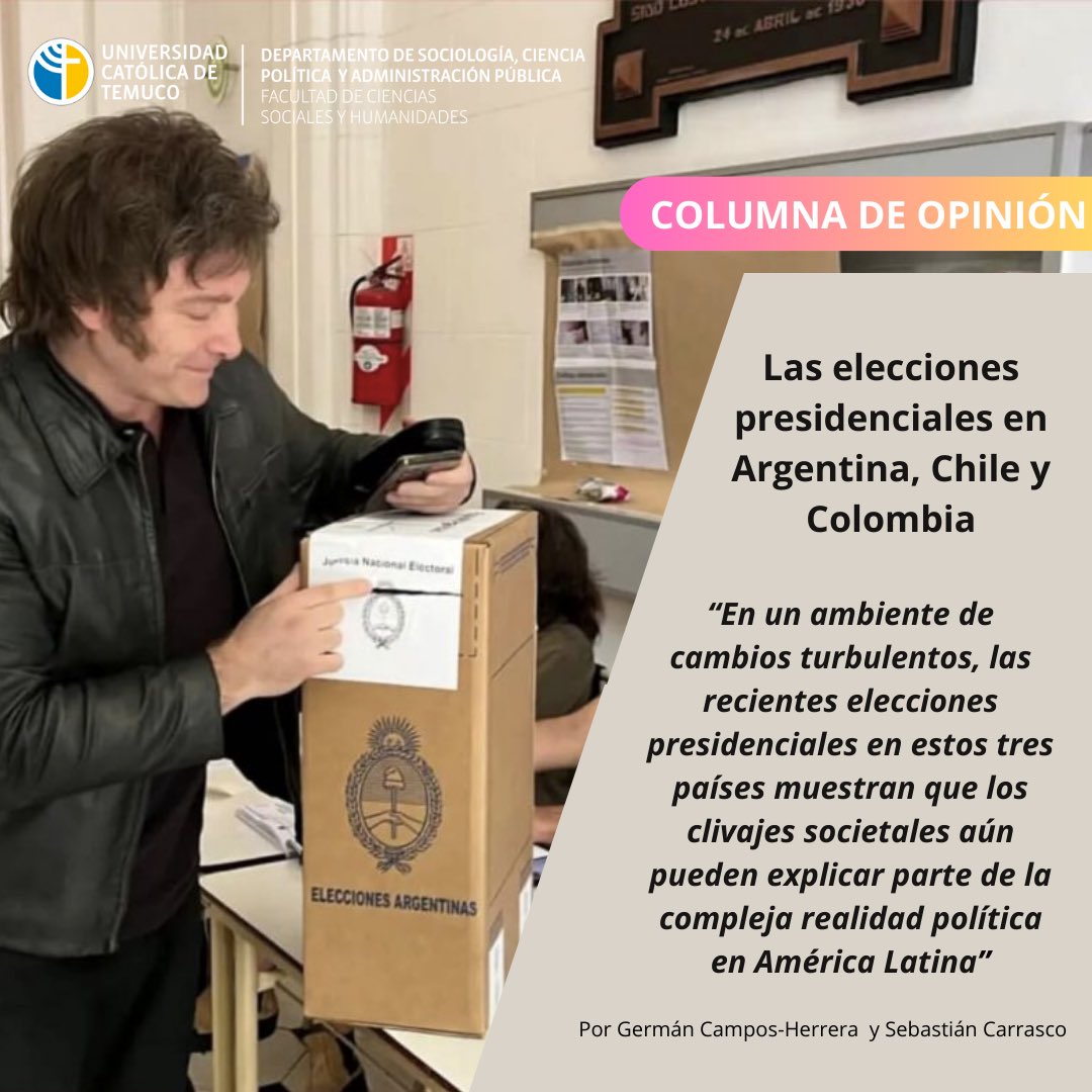 Departamento Sociología, C. Política y Ad. Pública tweet media