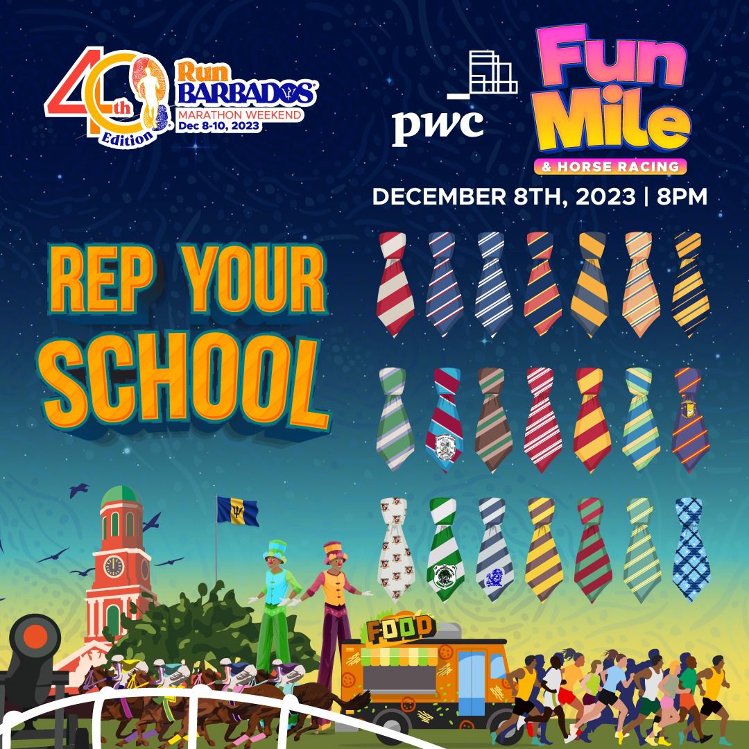 saltorwha's tweet photo. December 8th at 8pm going 8 furlongs. #RunBarbados #PWCFunMile #FunMile #RunBarbados2023 #VisitBarbados #IsleAway https://t.co/1t83YUApxE