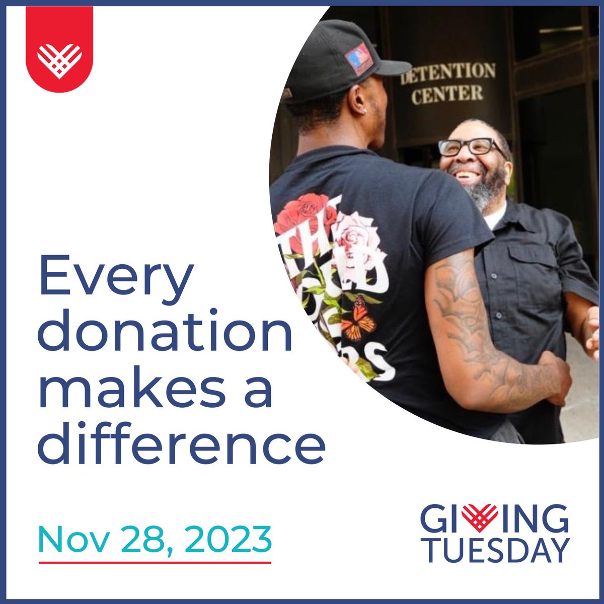 On this #GivingTuesday, give for sound science. Every dollar is matched until we reach our goal of $2,000. Your dollar goes further today and helps people like Jessica, Areli, Lamont, and Alan, all given second chances because of people like you.

secure.givelively.org/donate/center-…