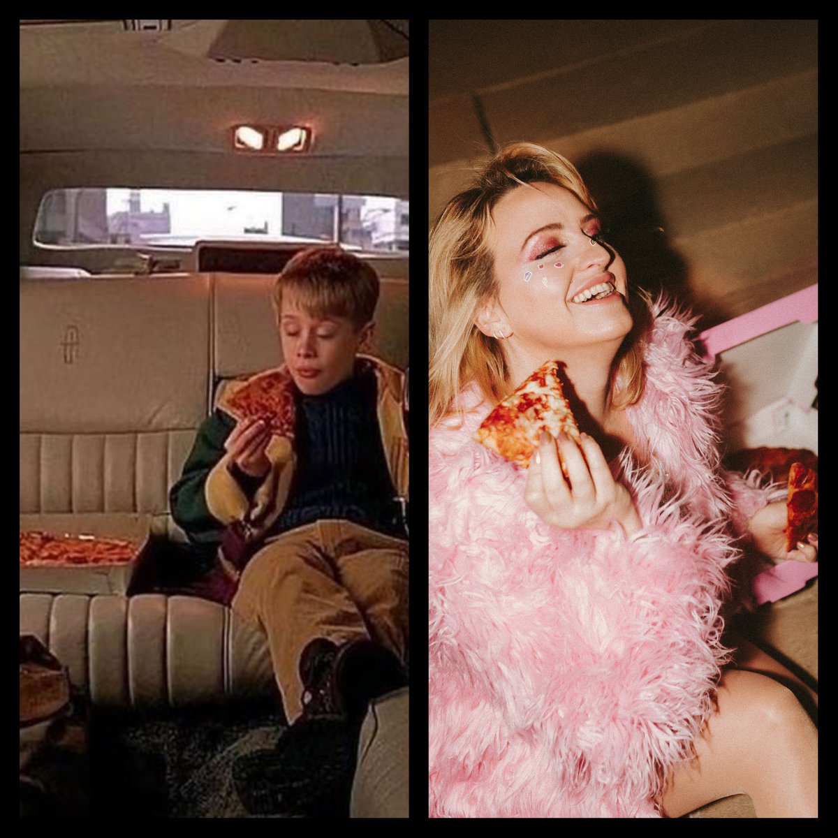 Joykapp's tweet photo. Pizza is the unofficial food of Christmas cheer. @IncredibleCulk #changemymind #whodiditbetter #homealone #merrychristmasyafilthyanimal @The_Real_Editor photocreds https://t.co/FOine2WmLu