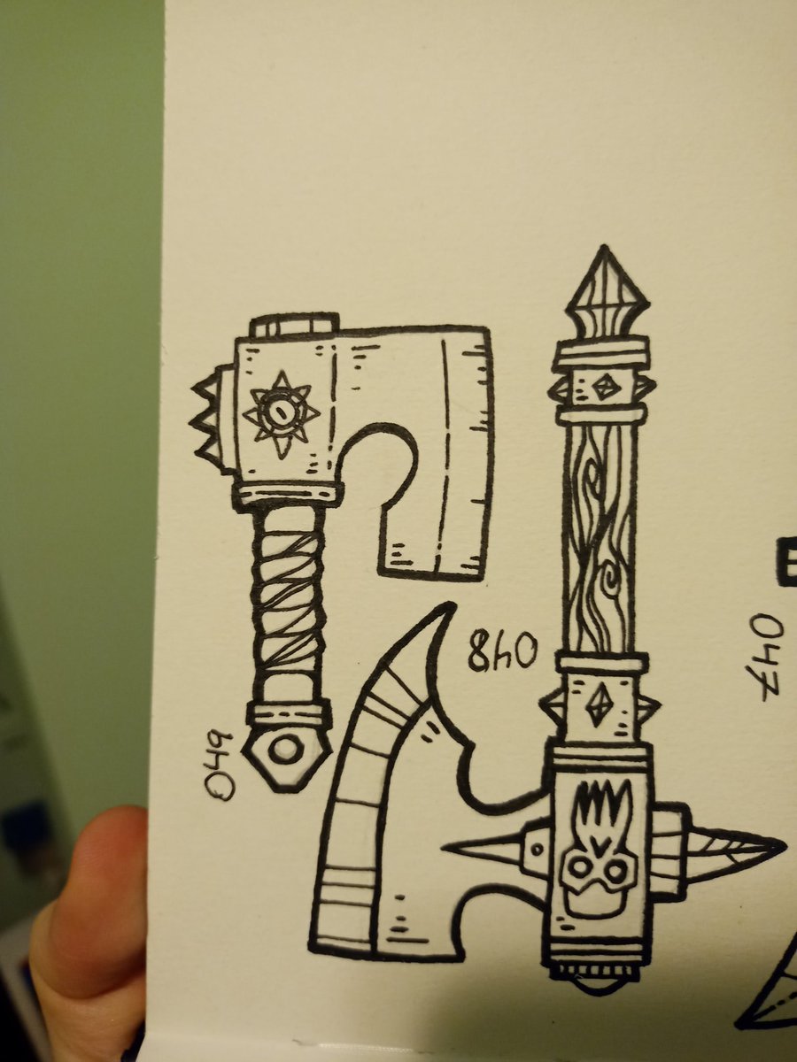 Tiny weapon today 49 #SketchBook