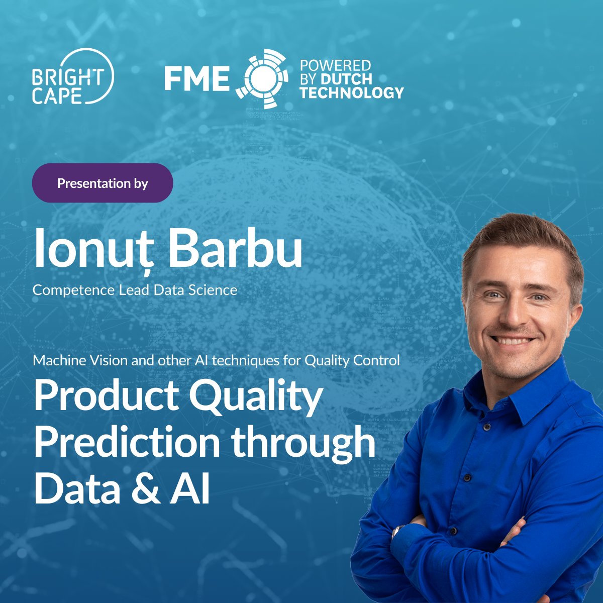 Join us as Ionuț dives into how #BrightCape leverages #datascience and human-centered design for operational excellence at the <a href="/FME_NL/">FME</a> AI for Industry year event on 7 December 2023. 🚀 Check out the program:  fme.nl/agenda/ai-indu…
#manufacturing