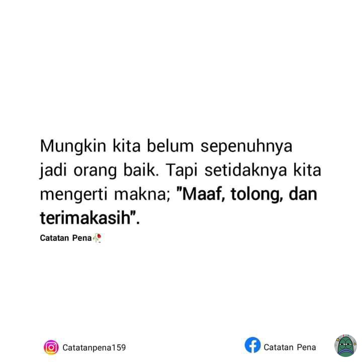💚 Sederhana tapi sangat bermakna