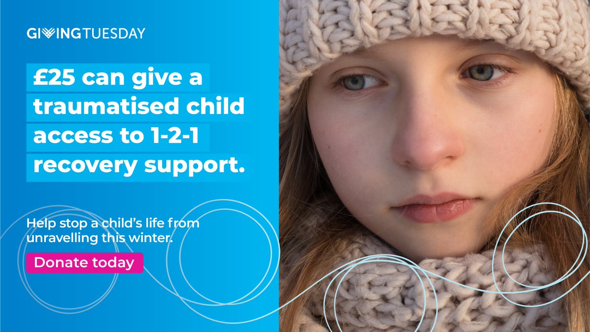 Today is #GivingTuesday, a global day to fight poverty and injustice 💙 Children across Scotland need your help so they can recover from harmful experiences. Please donate to our Winter Appeal today to help stop children's lives from unravelling: ow.ly/t4oV50Qc0iq