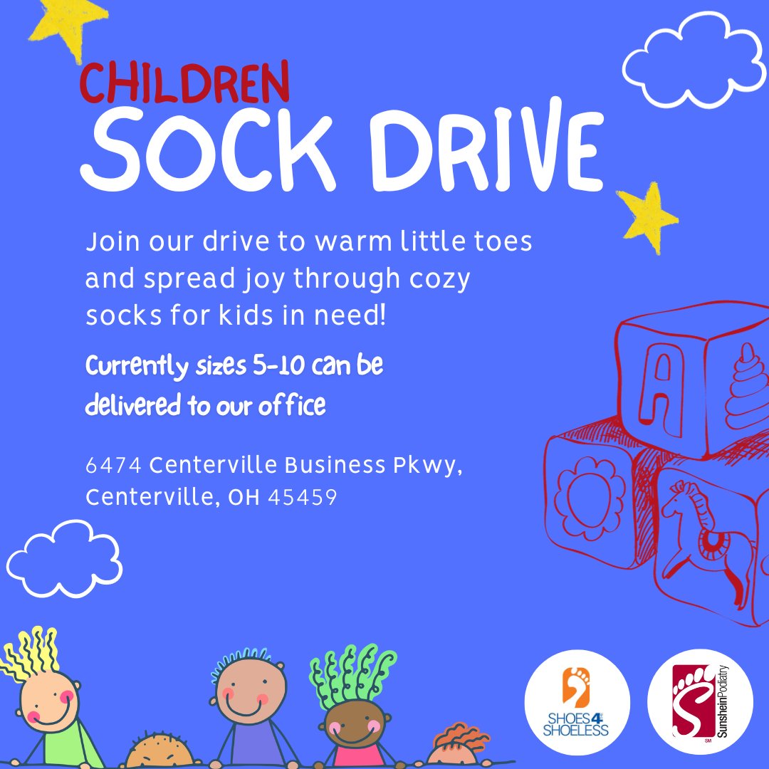 SunsheinPod's tweet photo. Help keep little feet warm this winter by donating new socks. 🧦
Our office is still accepting donations!

Your contribution can make a big difference in the lives of children in need. ❤️ #sockdrive #s4ts #donations https://t.co/3P2ee1jhK7