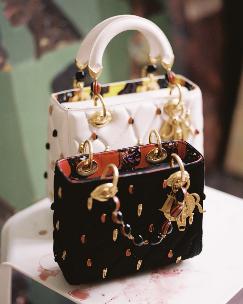 Cultural poignancy. For #DiorLadyArt 8, artist Ludovic Nkoth