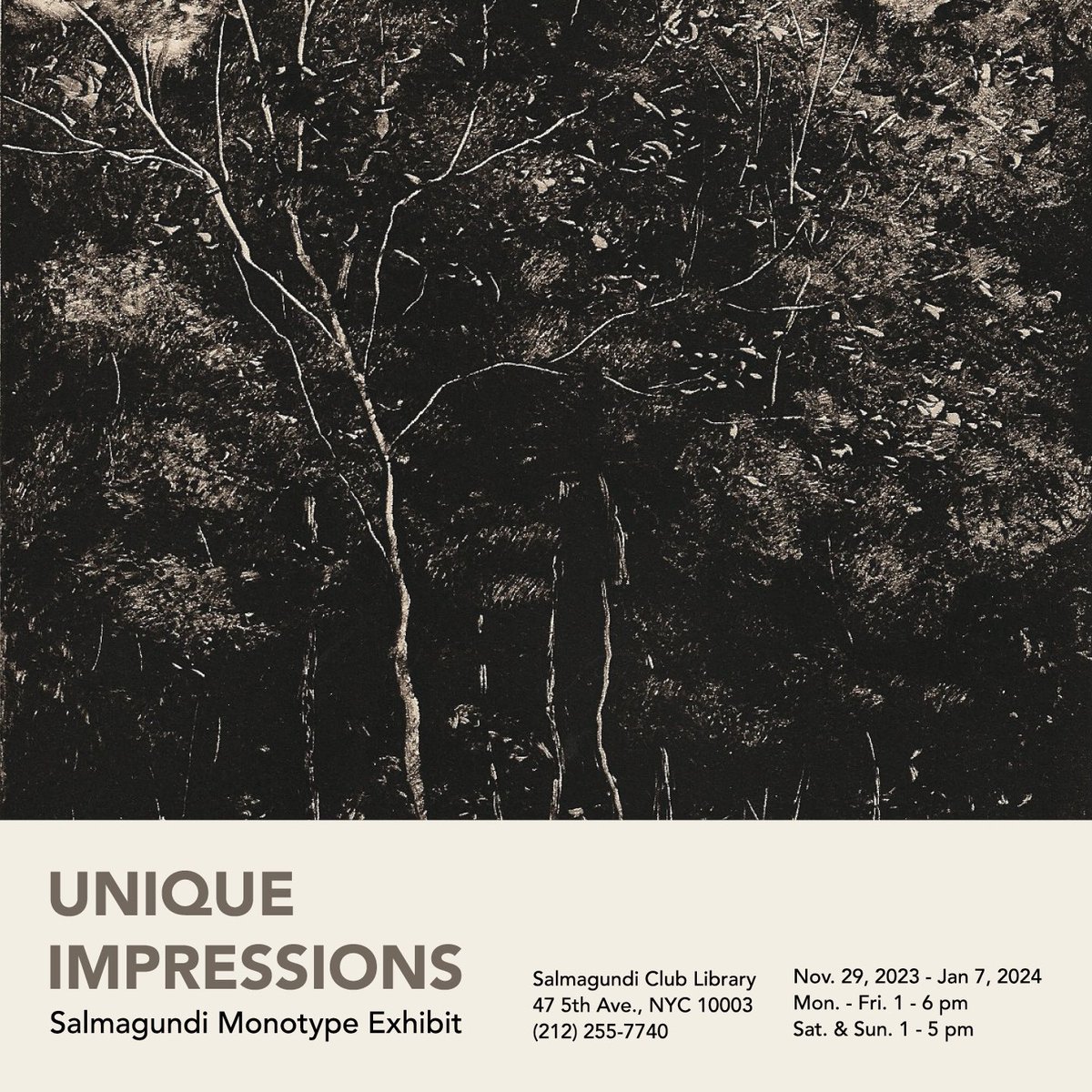 LuisColanArt's tweet photo. I have been included in the second edition of Unique Impressions: Salmagundi Monotype Exhibit at @salmagundiclub Library. Exhibition runs from Nov. 29 - Jan. 7

#uniqueimpressions #monotype #artexhibition #galleryshow #artshow #nycgallery #printmaking #luiscolanart #monotypeprint https://t.co/8RHEor3oQo