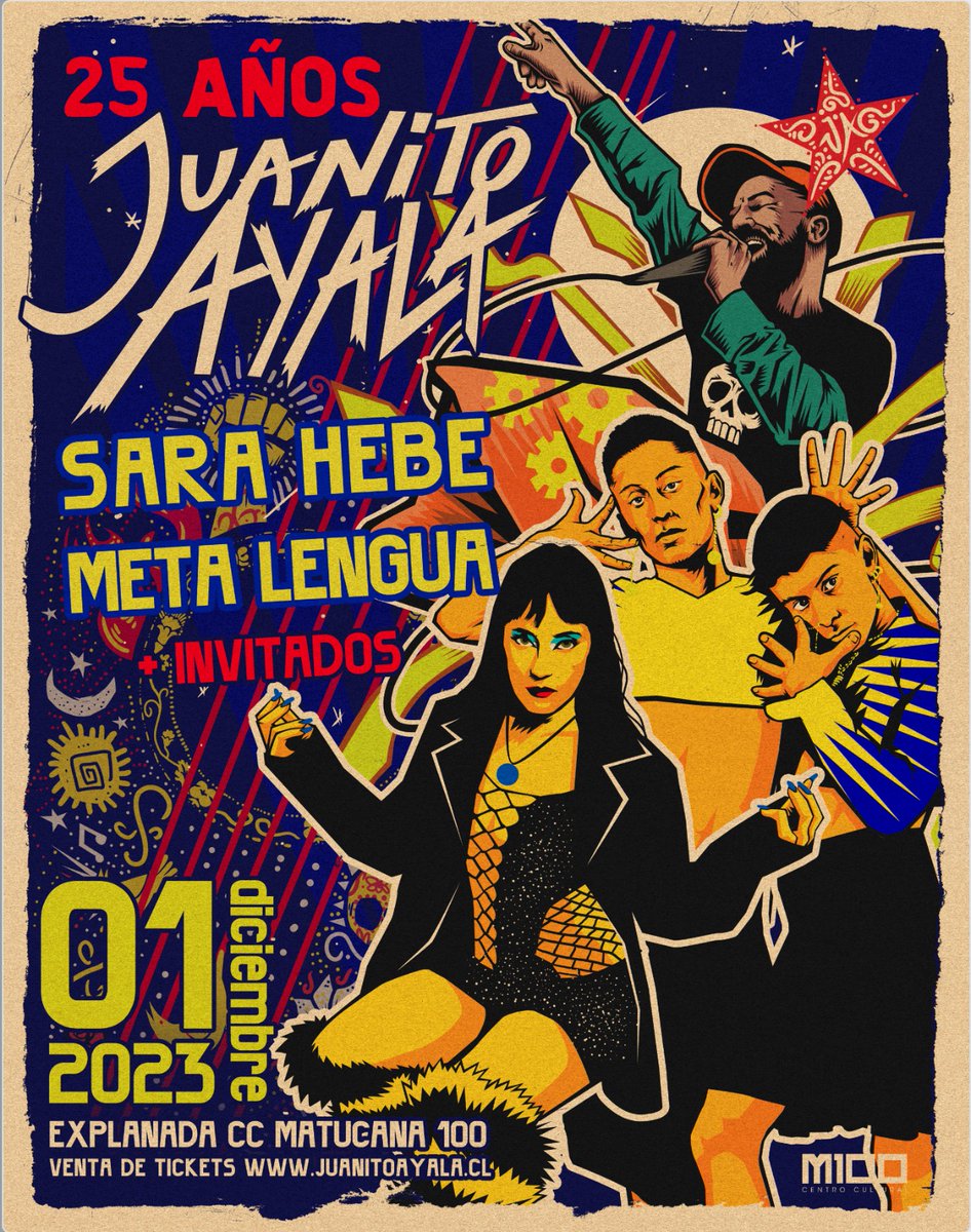 ¡Nuestro paisano Juanito Ayala cumple 25 años de carrera musical!
Como artista comprometido con la resistencia del pueblo palestino, siempre nos acompaña con su música.
¡Ahora lo acompañaremos nosotrxs, celebrando su aniversario!
Todxs invitados este viernes 1-Dic en <a href="/Matucana100/">Matucana 100</a>