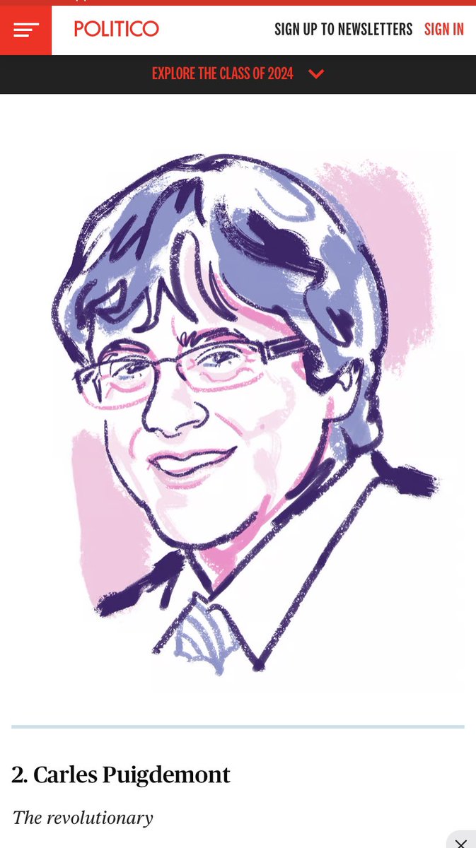 francescd's tweet photo. Dedicat als que feien broma amb el ‘No surrender’, dedicat als que feien broma amb la ‘confrontació intel·ligent’… aquí ho teniu: 

El president @KRLS Puigdemont elegit entre dels 28 polítics més influents de l'any. https://t.co/yjBBjF2P7A