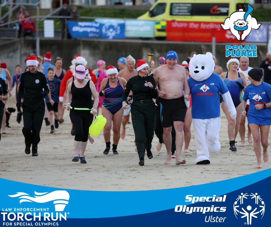 ❄️ Ready for a chilly dip? Sign up online for the Special Olympics Ulster Polar Plunge at Portrush East Strand this Sunday at 1pm ➡️specialolympics.ie/polarplunge. Register on the day from 12pm. #FreezinForAReason