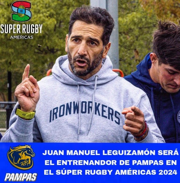 Perrugby's tweet photo. 🇦🇷🐴Juan Manuel Leguizamón tendrá su primera experiencia como head coach en Pampas, en el Súper Rugby Américas. 

El ex tercera línea reemplazará a Ignacio Fernández Lobbe, que estuvo en Ceibos, Jaguares XV y Pampas desde que empezó a jugarse el torneo. https://t.co/MulBmtYMTI