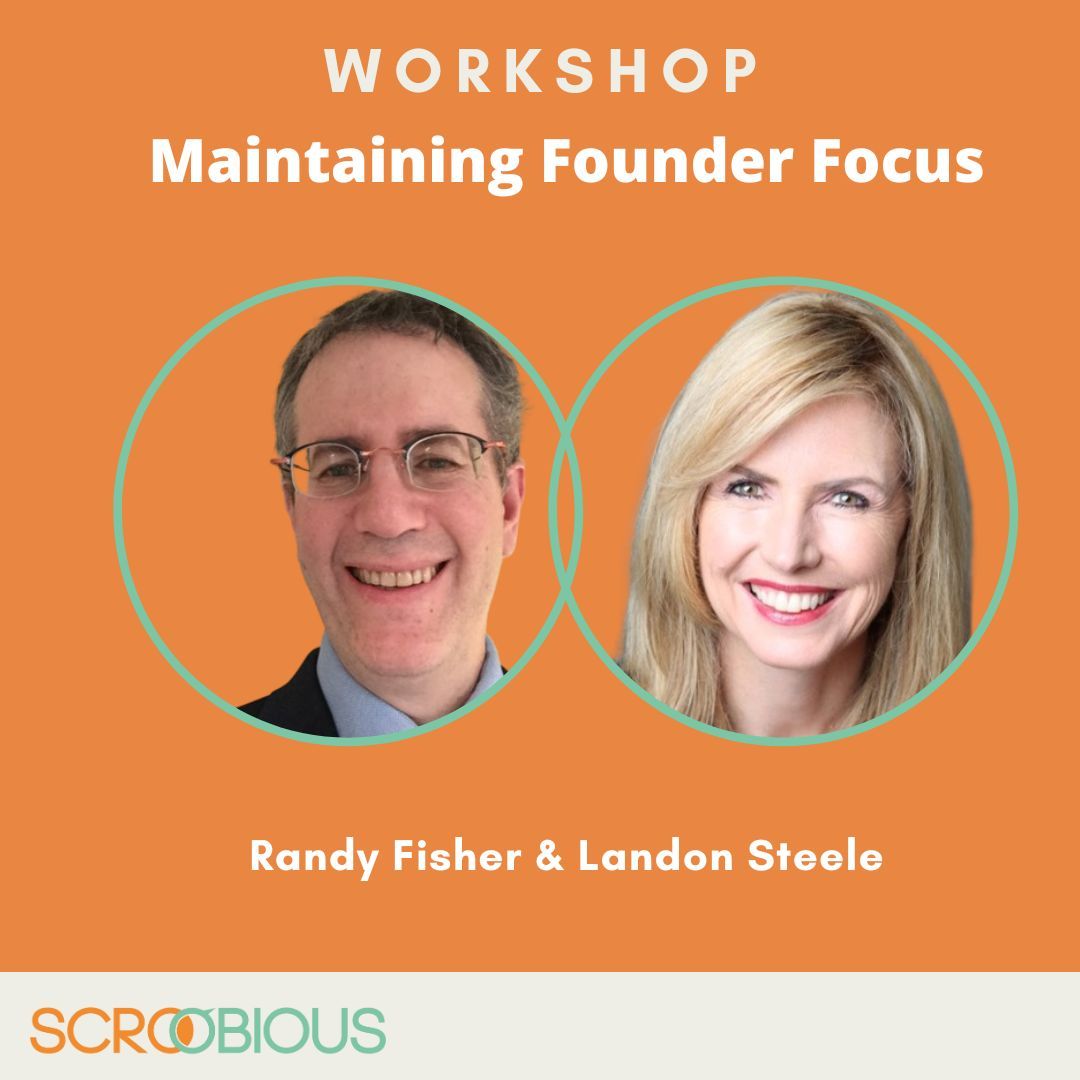 Our December workshops are live! Join us on 12/13 at 2pm ET as Randy Fisher and Landon Steele will share approaches that actually work to help founders focusing on what truly drives their business forward. Register here: buff.ly/3RhsQgp