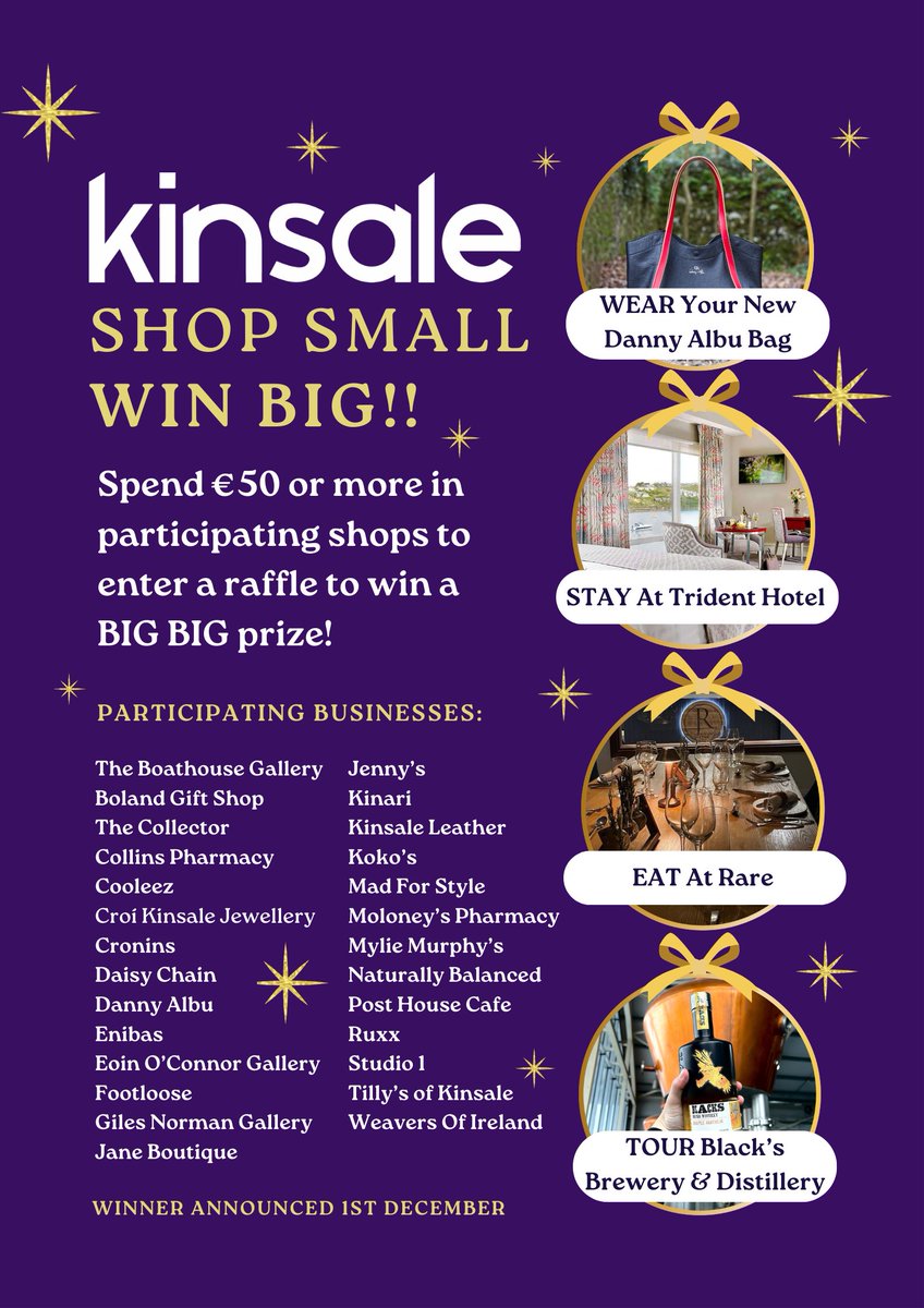 ✨ LAST FEW DAYS TO ENTER ✨ Winner announced December 1st!!! 🥳🥳 Don't miss out on our brilliant promotion to win a BIG prize while supporting local businesses! ♥️ GET SHOPPING 😍 #shopsmallwinbig