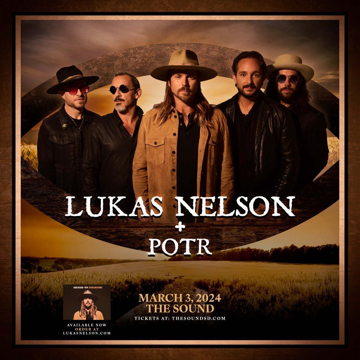 BellyUpMusic's tweet photo. JUST ANNOUNCED: @lukasnelson  + POTR will be at The Sound on March 3rd ! 🎸
ARTIST PRESALE: Nov 29 at 10AM
VENUE PRESALE: Nov 30 at 10AM
PUBLIC ONSALE: Dec 1 at 10AM
🎟️ https://t.co/eLFvGgwYzH https://t.co/lG9ktPLDP5