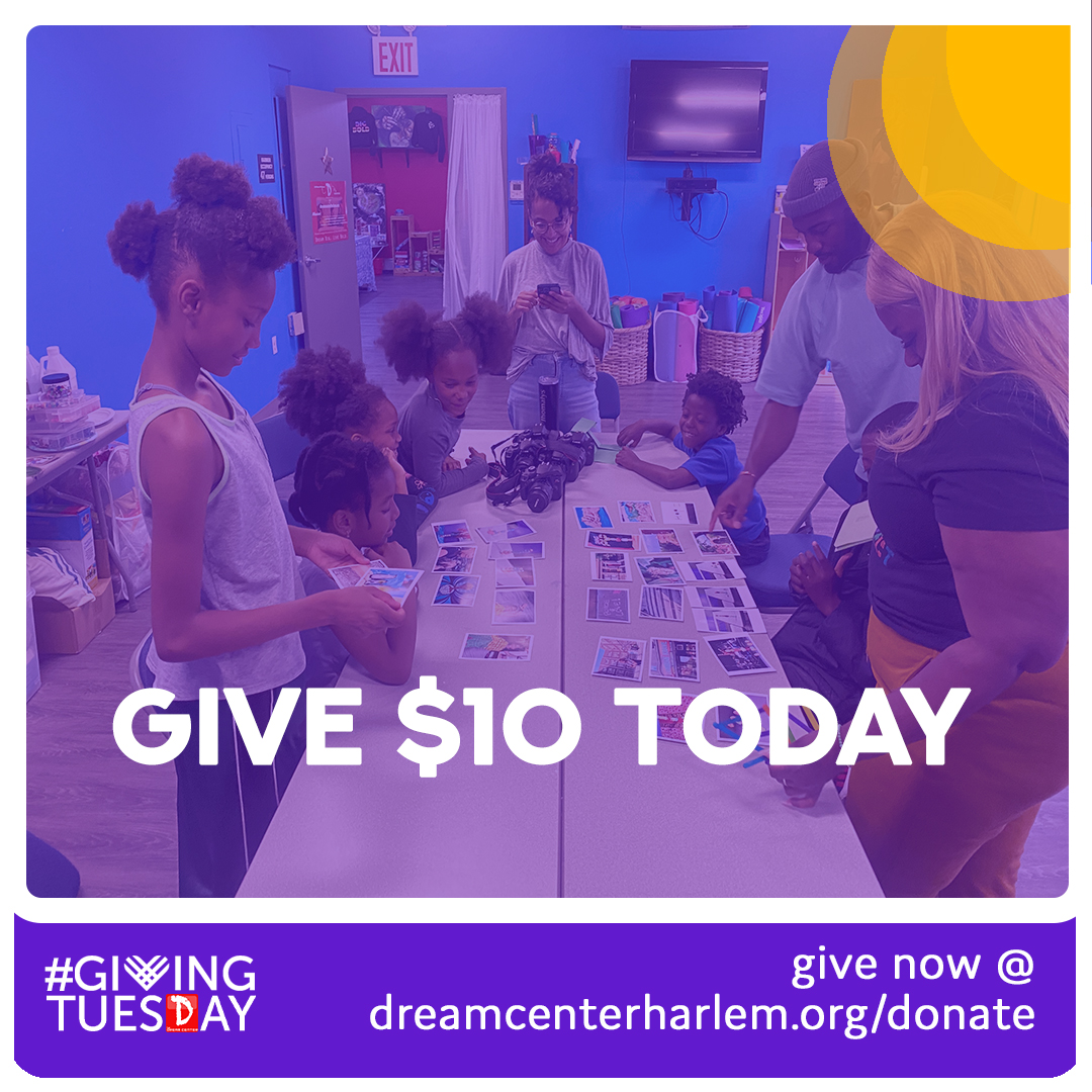 DreamCtrHarlem's tweet photo. This #GIVINGTUESDAY honor this celebration by supporting #DreamCenterHarlem. Your #donation will support FREE #enrichment programs for #youngdreamers such as YOUTH CREATIVE COLLECTIVE, artistic expression workshop. Give today: https://t.co/ZBUAYDqDjP! 
#gift #givingandgratitude https://t.co/XV98HFpgxH
