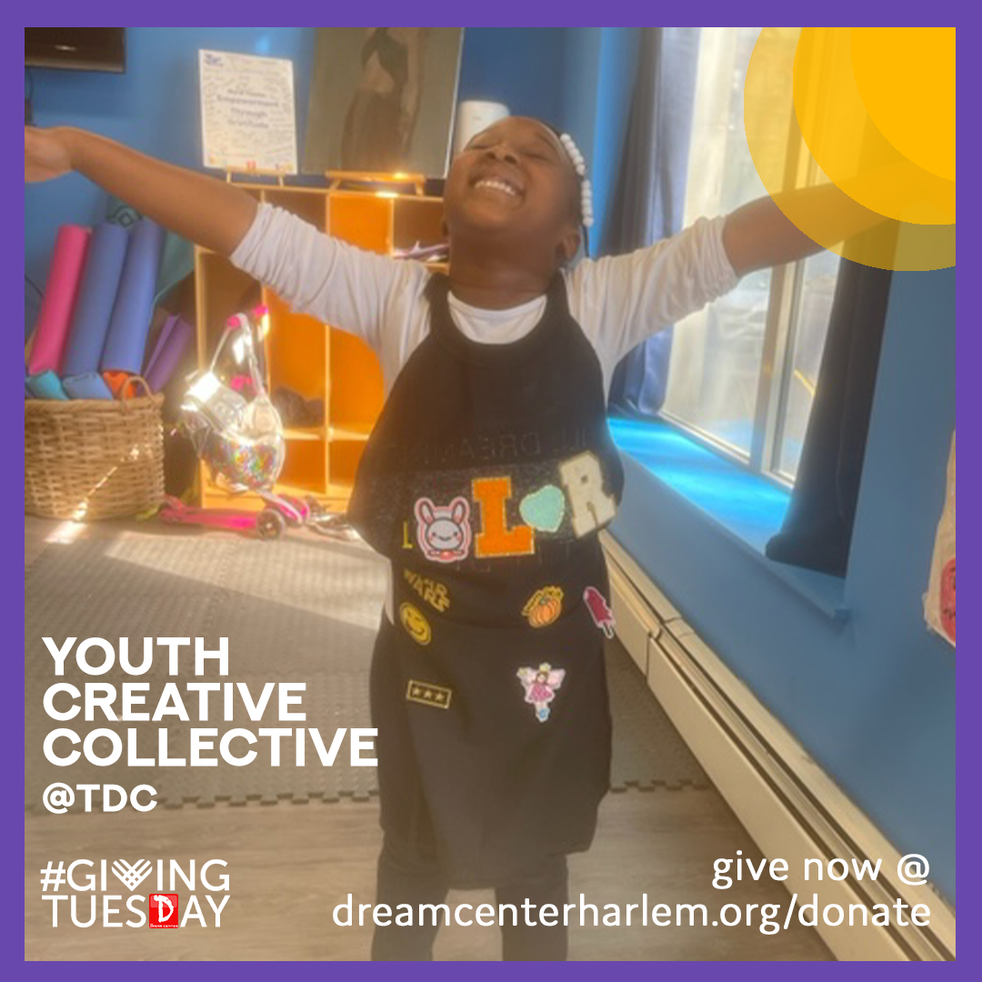 DreamCtrHarlem's tweet photo. This #GIVINGTUESDAY honor this celebration by supporting #DreamCenterHarlem. Your #donation will support FREE #enrichment programs for #youngdreamers such as YOUTH CREATIVE COLLECTIVE, artistic expression workshop. Give today: https://t.co/ZBUAYDqDjP! 
#gift #givingandgratitude https://t.co/XV98HFpgxH