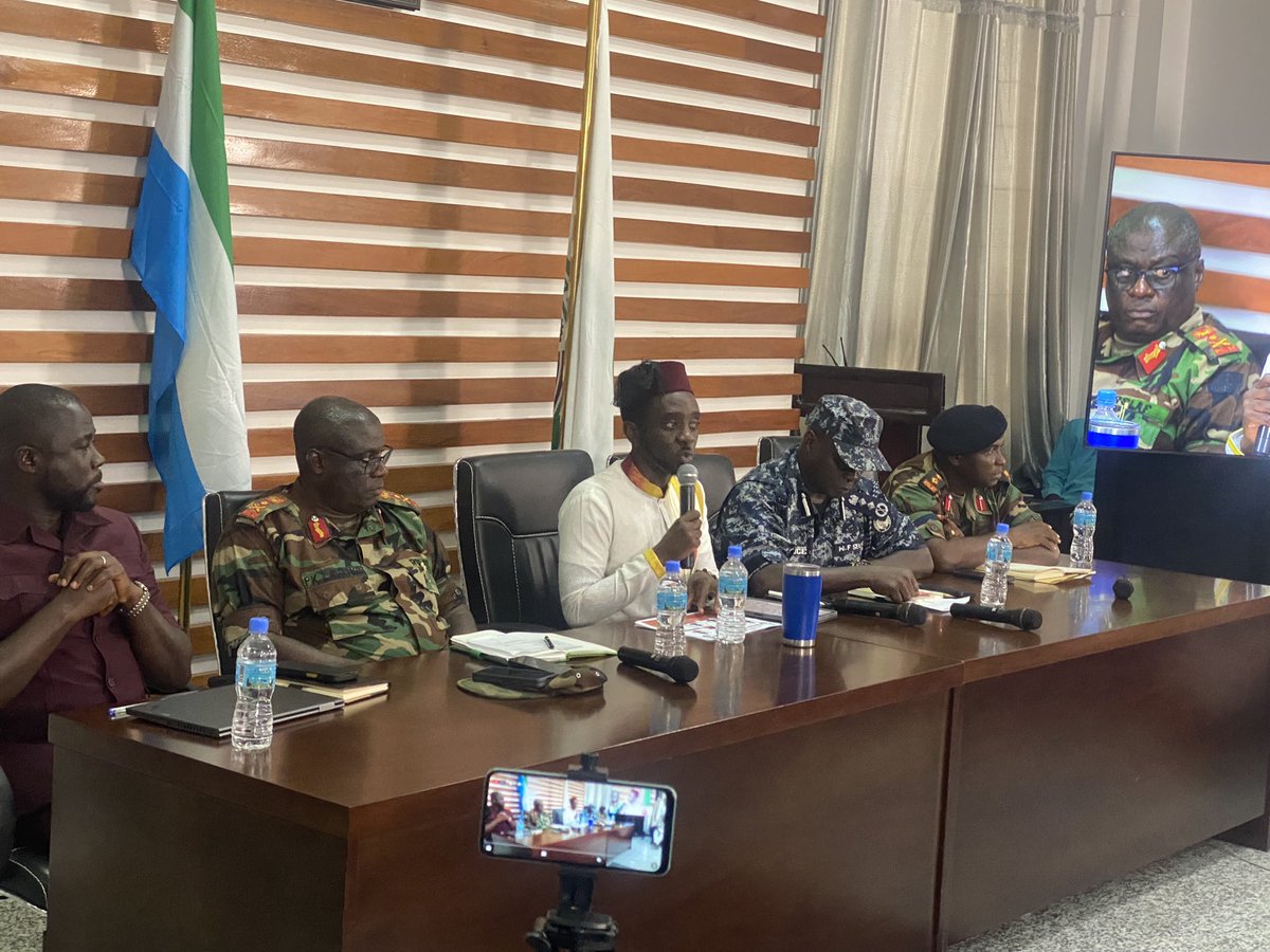 It has been confirmed that November 26 incident was a “failed attempted coup.” It’s also confirmed that 14 including 13 military personnel and 1 civilian have been arrested for the failed attempted coup. <a href="/ecowas_cedeao/">Ecowas - Cedeao</a> <a href="/USEmbFreetown/">USEmbassyFreetown</a> <a href="/EUinSierraLeone/">EU in Sierra Leone</a> <a href="/LisaJChesney/">Lisa Chesney</a> <a href="/BBCAfrica/">BBC News Africa</a>
