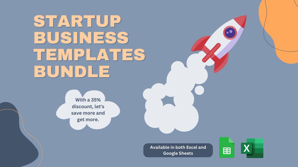 SomekaNet's tweet image. 🚀 Take your startup to new heights with our Startup Excel Templates Bundle!  Simplify your tasks with 12 expertly crafted templates. 🌟 

Download Now!
🔗 bit.ly/3uANRJY

#StartupBundle #TechForStartups #ProductivityBoost #BusinessTools #Someka