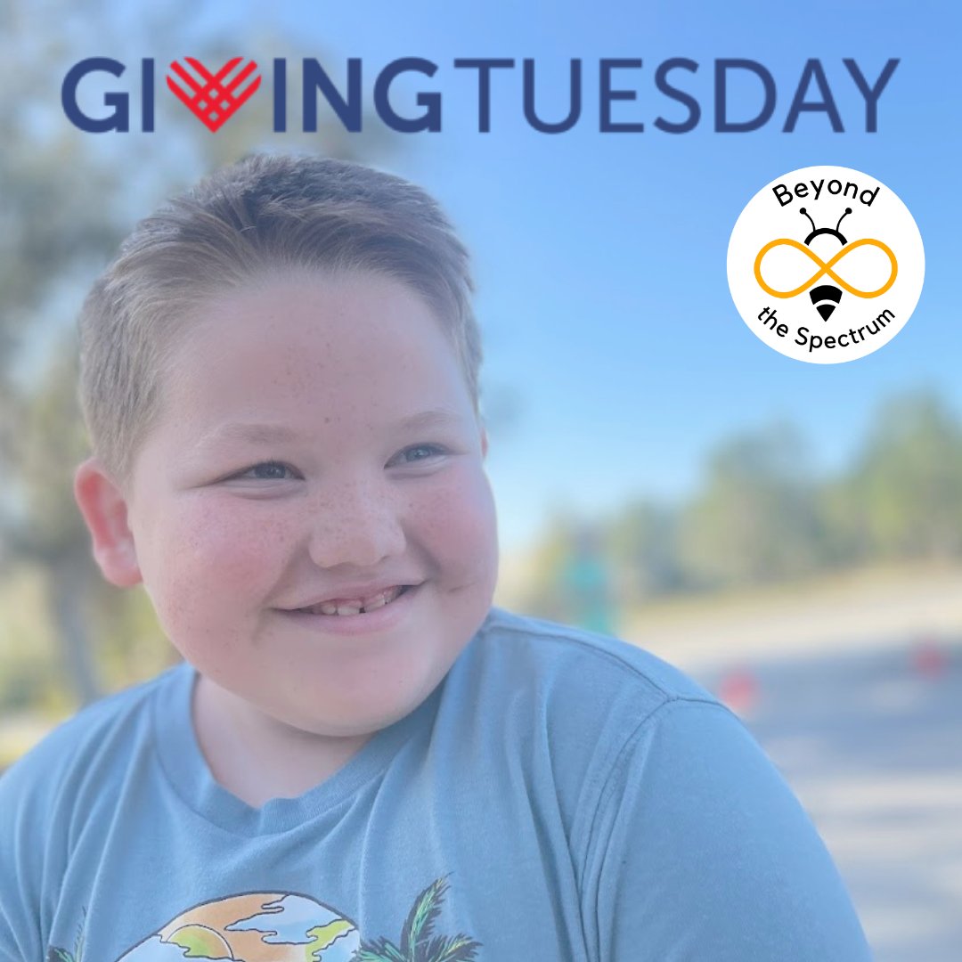 This #GivingTuesday, support our mission of inclusion and education for students of all abilities at beyondthespectrum.org/waystogive. Your contributions will directly offset specialized therapy, technology, and community outing costs! 🐝