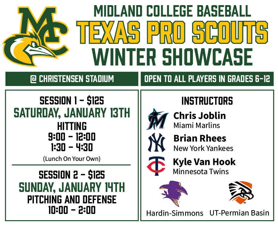 MCChapBaseball's tweet photo. It's about that time! Just over 6 weeks out from our annual Texas Pro Scouts Winter Showcase. Get signed up today!

Printable Registration Form:
https://t.co/pnsfm3nS4m https://t.co/nvLC4TQE4R