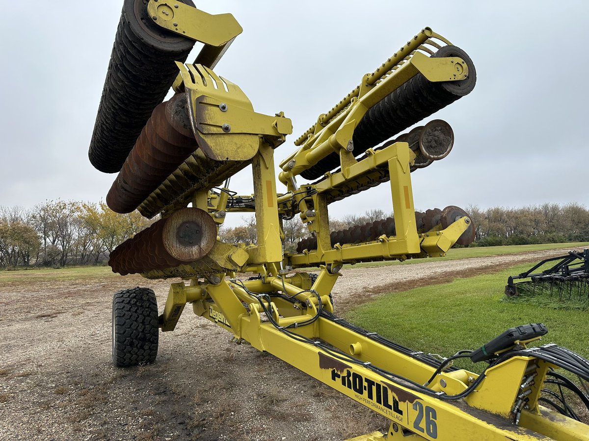 More equipment coming in!! John Deere 7430 mfwd loader, grapple available Jan 1/24 !

Degelman 26ft protill with added gauge wheels (pic is of another unit)
 Will be on the ground here in 2 weeks!
Asking $116500

Call or text 3066218352 or 3066214513

More 4wd’s coming soon!