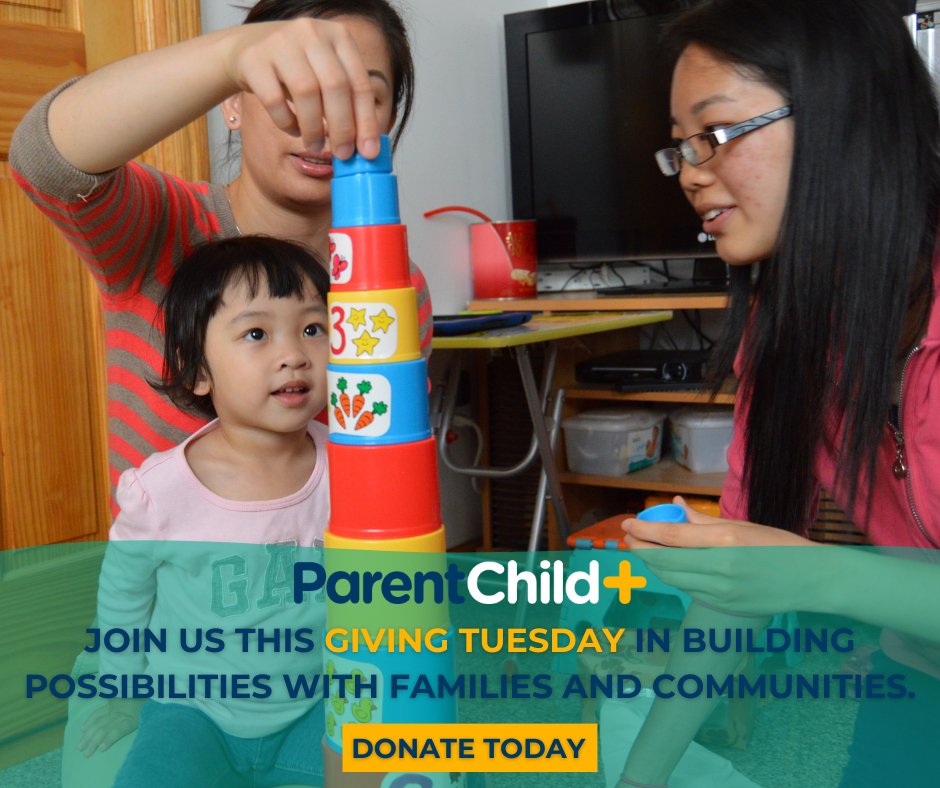 Together, we can build anything! Join ParentChild+ this #GivingTuesday to make a meaningful impact building equal possibilities from the start for all families, no matter their zip code.

Give today:
parentchildplus.org/take-action/#d…