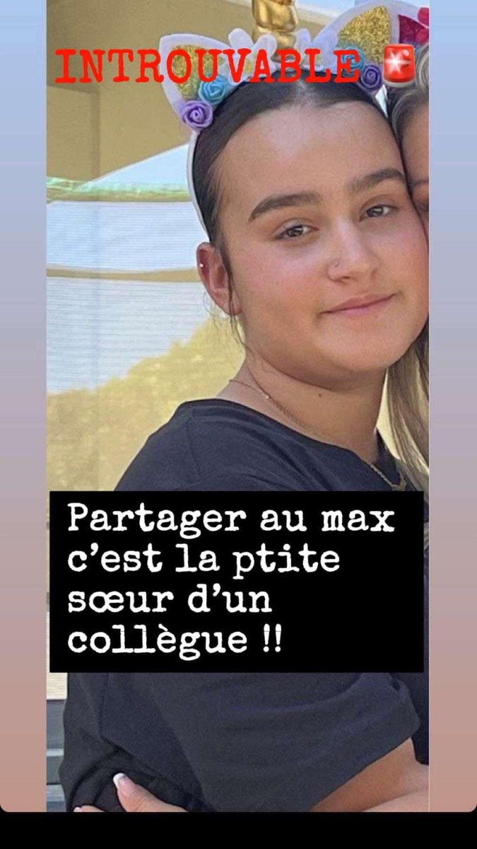 Je compte sur la grosse #TeamOM pour partager un maximum cette photo de cette petite Léna !

La petite Léna enfant du club de Rugby de Vitrolles est introuvable depuis hier. Elle a été aperçu aux alentours de Salon pour la dernière fois vers 17h. 

Si vous avez des infos, merci