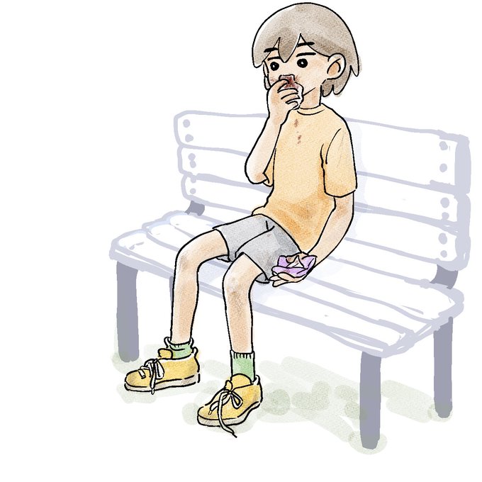 「bench short sleeves」 illustration images(Latest)