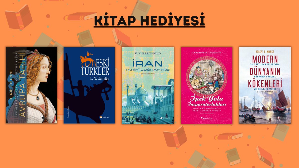 📚Hediye Kitap!

Bu tweeti rt'leyip hesabımı ve <a href="/selengeyayinevi/">Selenge Yayınları</a>'ni takip eden bir kişiye, görseldeki kitaplardan birini hediye edeceğim. Bol şanslar! 

Son tarih 05.12.2023.
