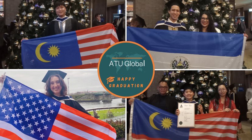Graduation is always the best time of the year! So proud of our international students for their achievements. Special thanks to their dedicated lecturers for all the support, especially for those who started their studies online during Covid. #ATUGlobal