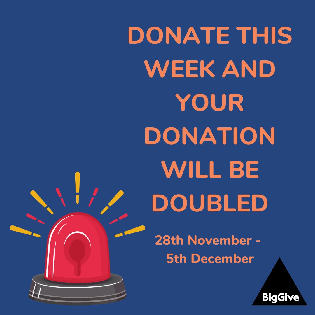 One donation, double the impact!

That’s right every donation made to our <a href="/BigGive/">Big Give</a> campaign is going to be doubled by them at no extra cost to you, helping to support even more families with a seriously ill child in hospital.

To donate bit.ly/sctbiggive
#chrismtaschallenge