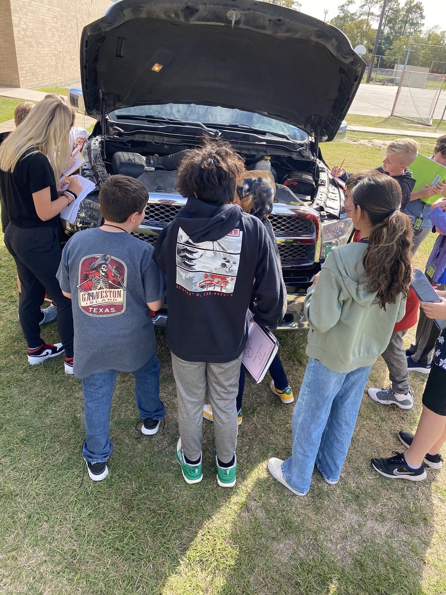 Parts of a truck in CTE Wheel at CMS!