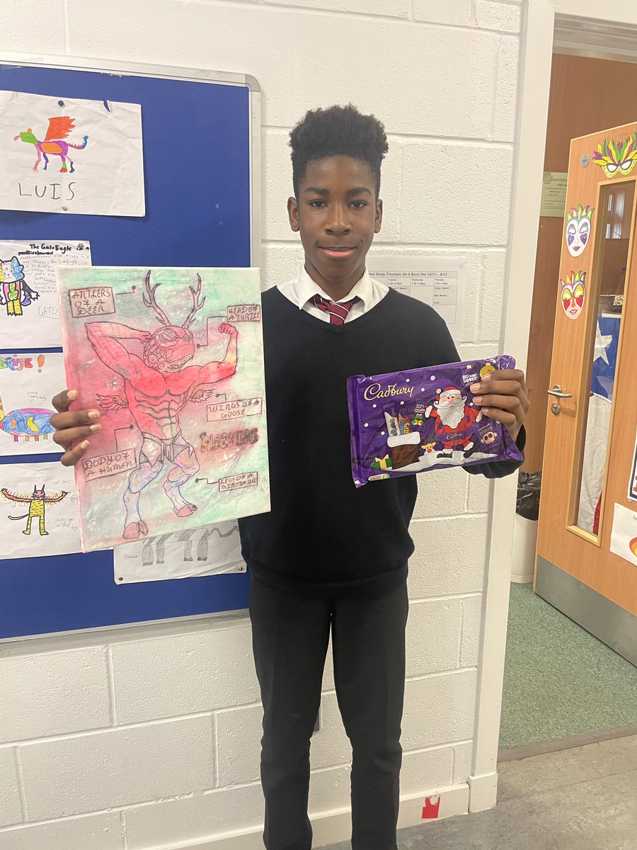 SL_THS_Spanish's tweet photo. The Alebrije competition 2023 has been drawn 😍 12 winners as we couldn’t whittle it down any further the submissions were so creative! Well done everyone! Here is the winners for 1I1 - Jeffrey, Brooke, Ella, Kenzie and Victoria 👏🏻 @SL_TrinityHS https://t.co/vKVy0lRQrt