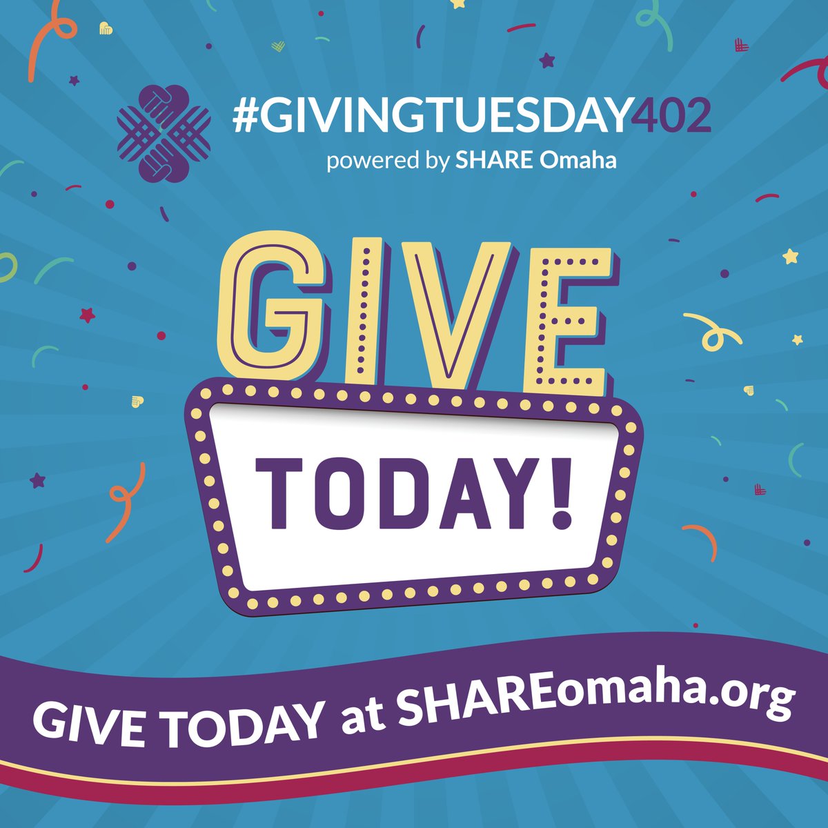 bemiscenter's tweet image. It's GivingTuesday402!! Support Bemis Center's exhibitions, Open House/Open Studios, LOW END performances, and public programs by donating during @ShareOmaha's local expression of the global Giving Tuesday celebration.

MAKE A DONATION  at shareomaha.org/non.../bemis-c…