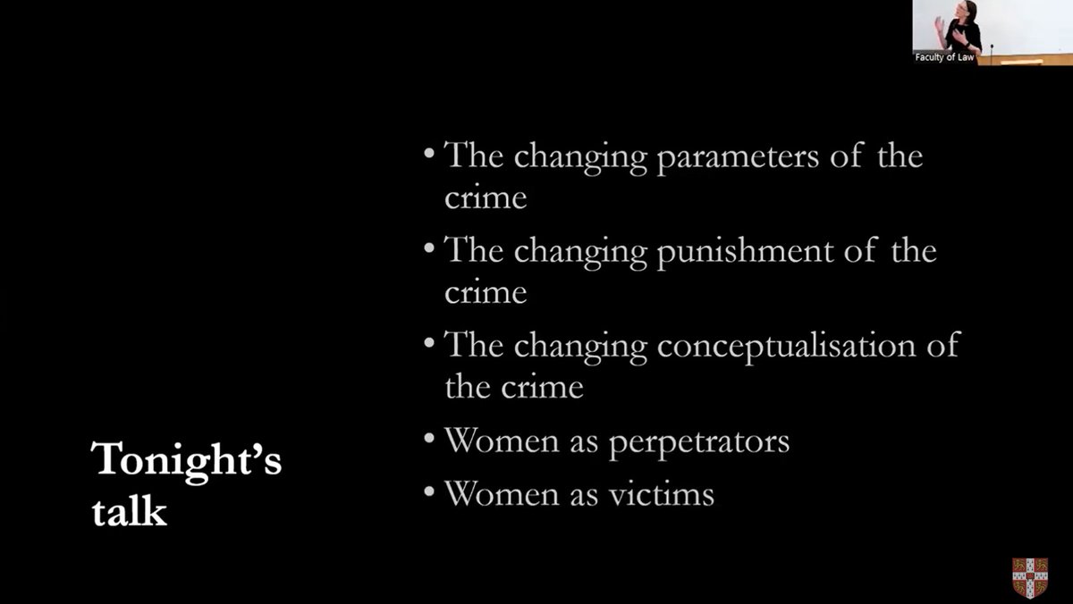 Exeter Law School (@exeterlawschool) on Twitter photo ⚖️ <a href="/ProfProbert/">Rebecca Jane Probert</a> delivered the annual lecture of the Cambridge Centre for English Legal History <a href="/CamCELH/">Centre for English Legal History</a>
"Women and the Crime of Bigamy 1603-2023" traced the changing parameters, punishment, and perceptions of bigamy.
Watch the lecture youtube.com/watch?v=qjA98N…
#legalhistory ⚖️ <a href="/ProfProbert/">Rebecca Jane Probert</a> delivered the annual lecture of the Cambridge Centre for English Legal History <a href="/CamCELH/">Centre for English Legal History</a>
"Women and the Crime of Bigamy 1603-2023" traced the changing parameters, punishment, and perceptions of bigamy.
Watch the lecture youtube.com/watch?v=qjA98N…
#legalhistory