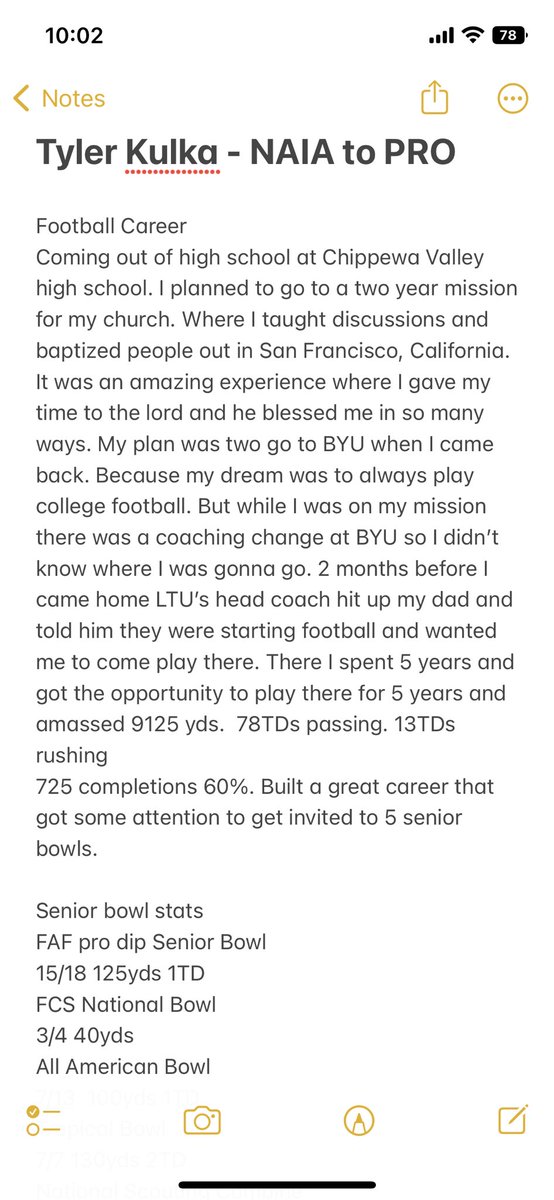 P2CCFootball's tweet photo. Had a chance to pick Tyler Kulka’s brain about his journey from the NAIA to becoming a professional QB. He is the starting QB for the @obicseagulls 🏈 just proof that anything is possible‼️ Don’t be surprised if you see him on Sunday’s very soon.
#P2CC https://t.co/YXgO66dBof