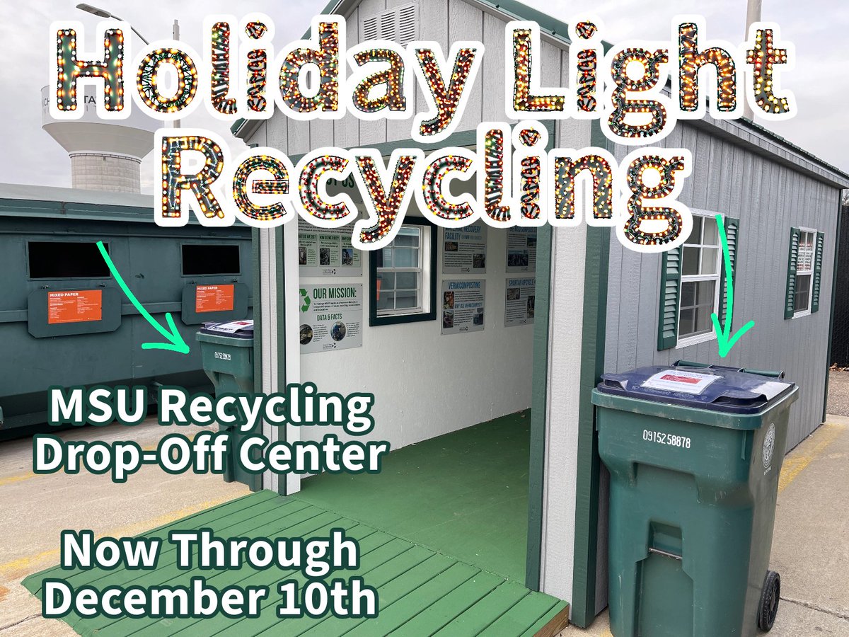 MSU Recycling tweet media