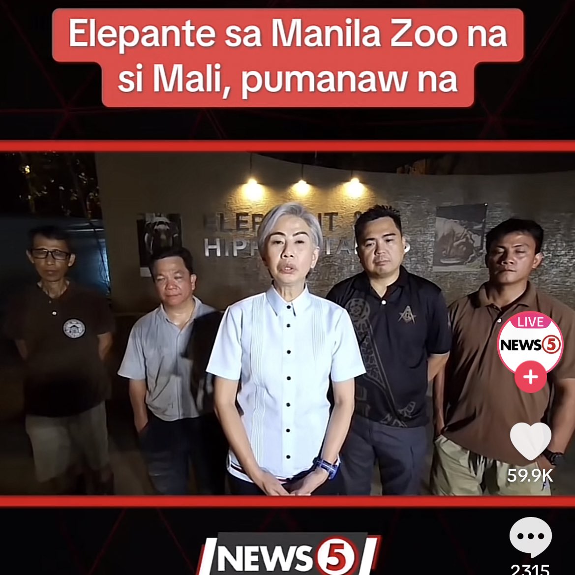 I open tiktok and see this.😭😭😫 Nooooo. I’m glad I was still able to bring Moon to see Mali.😢 she loves elephants so much. Rest in peace, Mali. Be free!🐘🤍