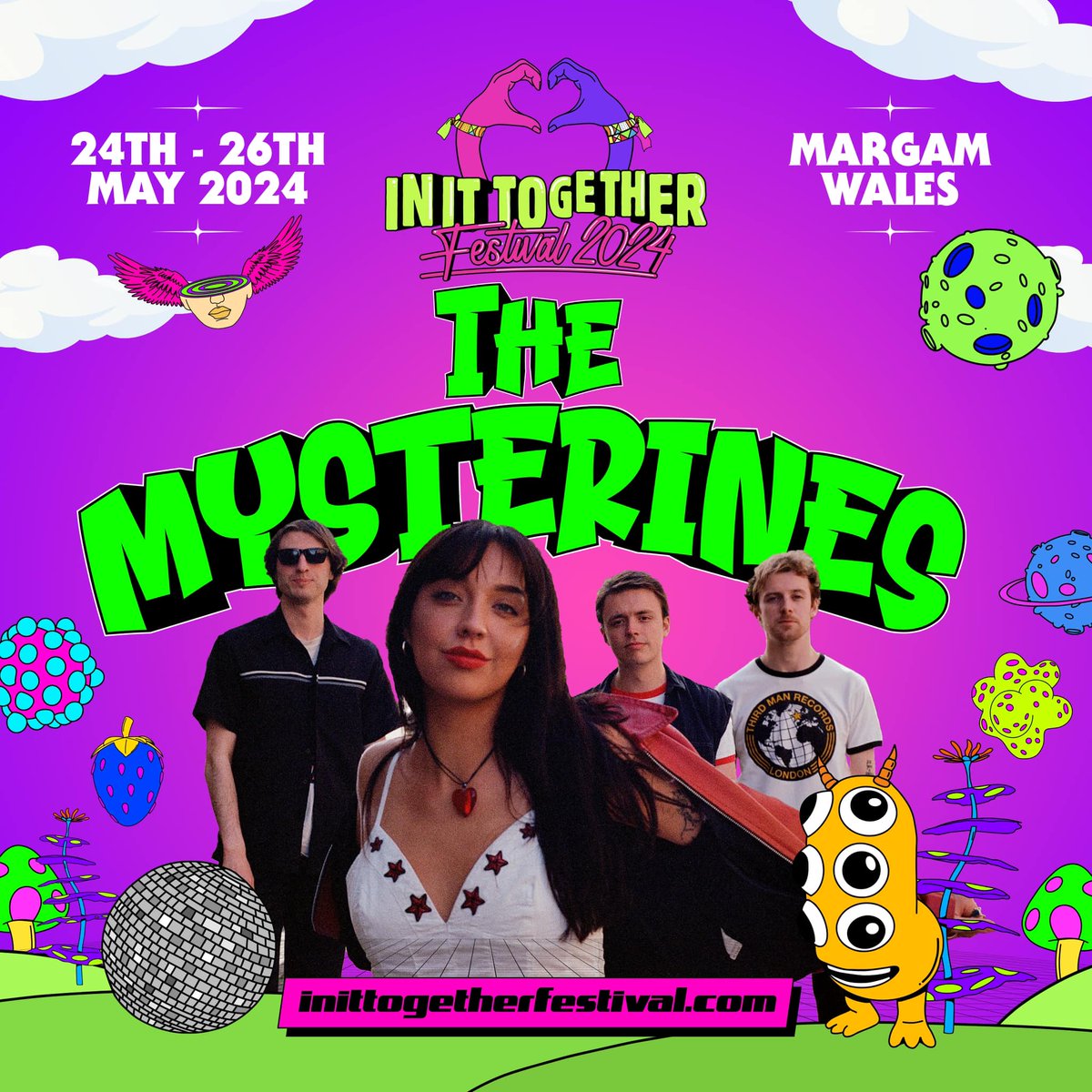 Not one, not two, but threee festival announcements in one go! Very pleased to announce we will be playing <a href="/BKSfestival/">Best Kept Secret</a>, <a href="/FocusWales/">FOCUS Wales</a> and In It Together Festival in 2024. If you think this is good wait till you see what we have in store tomorrow..