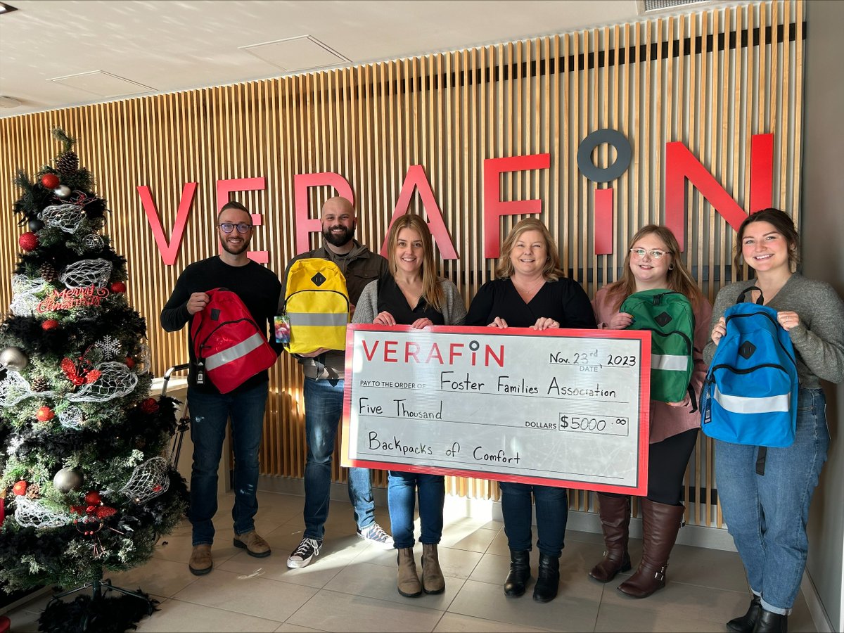 We are thrilled to have <a href="/Verafin/">mocha632</a>'s support of our #BackpacksOfComfort initiative! 
 100% of donations are directed towards to the purchase of backpacks and and supplies. 
Join us in making even the toughest days a little bit easier.
#GivingTuesdaycampaign #fostercare