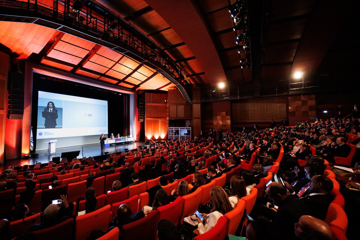 Expo2030Roma's tweet photo. 173rd General Assembly of the BIE!
Vote 2 vote for Expo 2030 Roma.
#Expo2030Roma ๐๏ธ #Humanlands ๐ณ #AllTogetherForExpo2030Roma ๐ค #CantWaitForExpo2030Roma ๐ https://t.co/HGXqO9WTsR