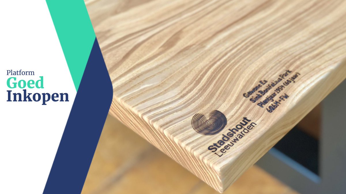 Impactondernemers let op! Wil jij dat jouw bedrijf makkelijker gevonden wordt door inkopers? Meld je aan: platformgoedinkopen.nl. Velen gingen je voor, zoals Stadshout Leeuwarden - zij redden gekapte stadsbomen van de versnipperaar en geven het hout een tweede leven #IMPACT