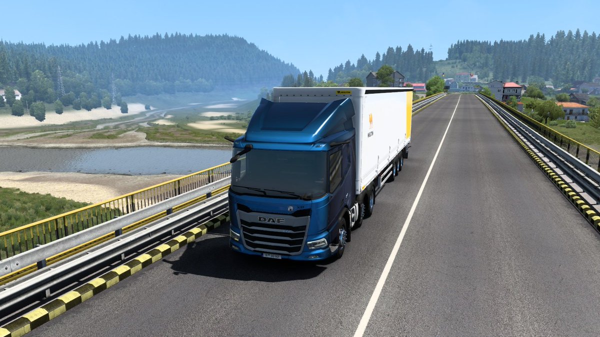 A lot going on here. Including the new DAF and trailer pack 🤩 #EuroTruckSimulator2 #ETS2 <a href="/SCSsoftware/">SCS Software</a> 

*Photo taken just before the update.
More including skybox coming soonTM.