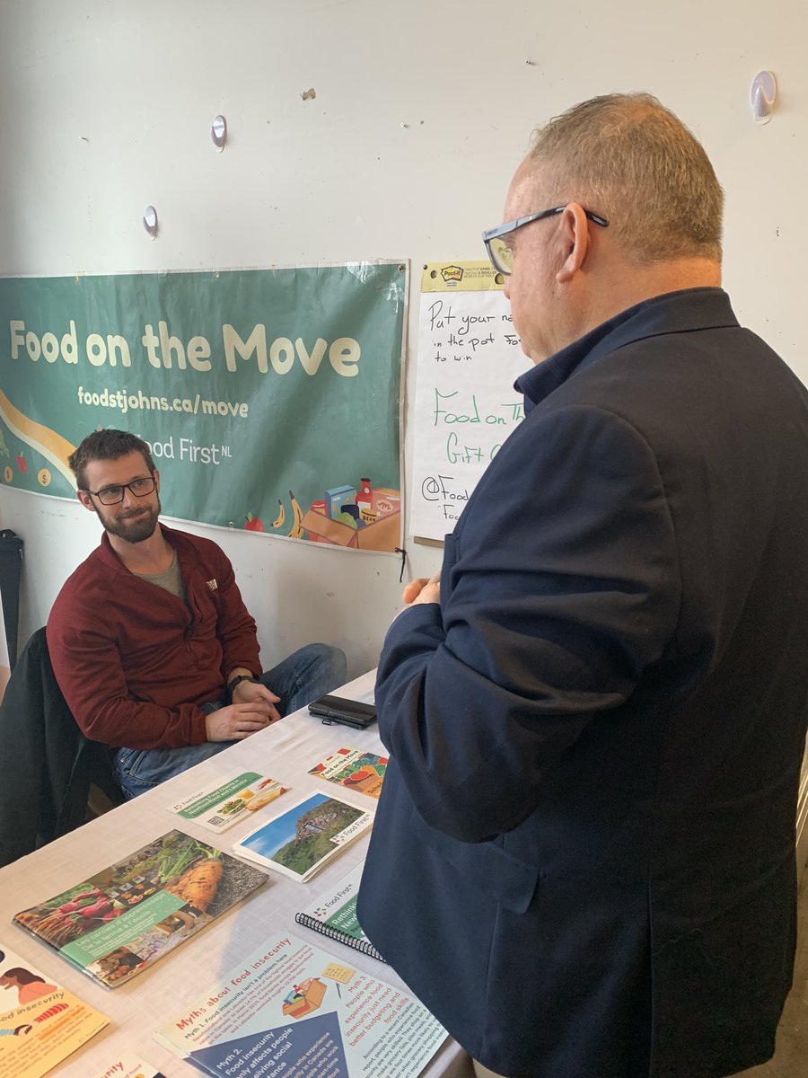 Minister @PaulPikeMHA was pleased to participate in the @CSCNL Well-Being Community Fair that took place yesterday at the St. John’s Farmers’ Market. #GovNL