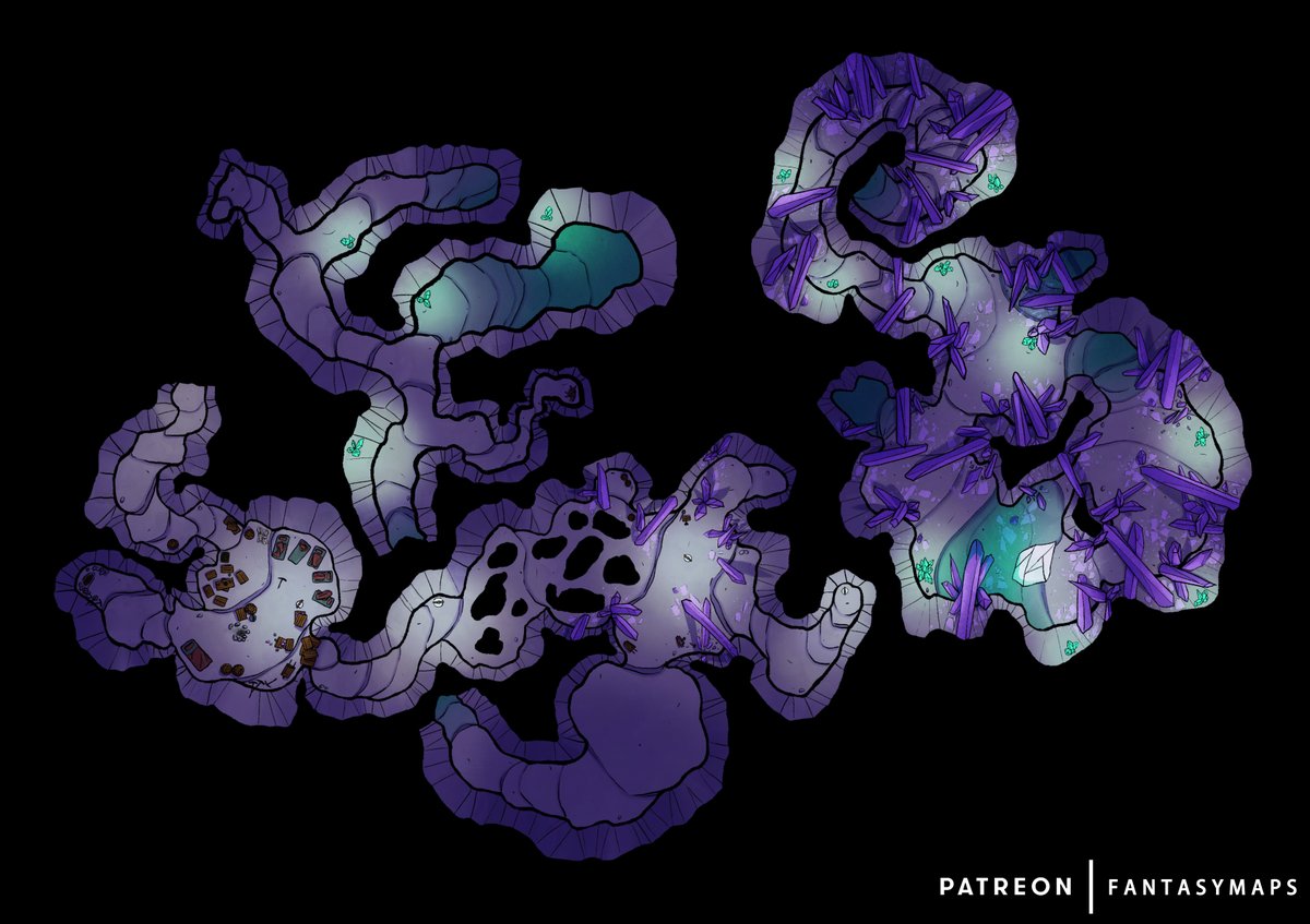diayosh's tweet photo. A crystal-filled cave.

#DnD #ttrpg https://t.co/pfprQorgNZ