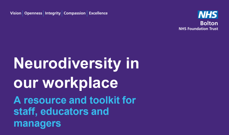 boltonnhsft's tweet photo. We know that people who are neurodiverse, or care for people that are, may need more support at work.

Tomorrow we’re launching our colleague support group, where neurodiverse colleagues, parents, grandparents…can share advice and support others who understand their situation. https://t.co/iaIH8ZGQSV